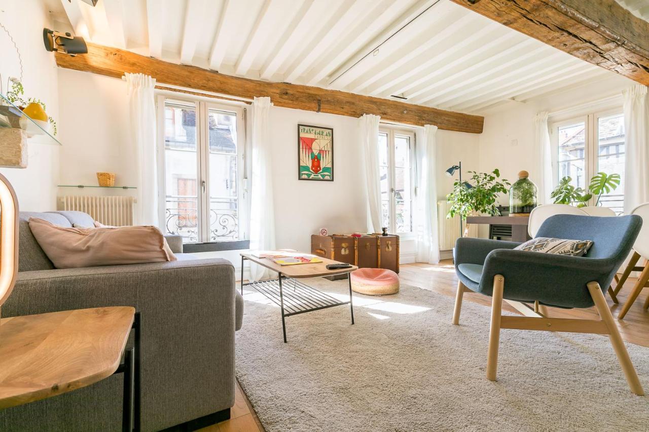 Le Rousseau Charme Et Authenticite- Srloc Apartment Dijon